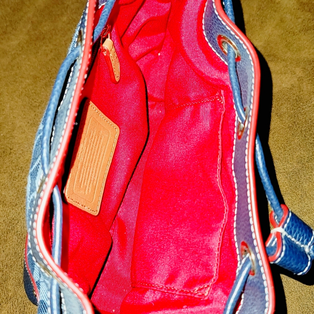 Crossbody Coach Denim purse